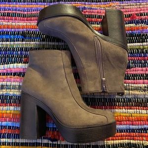 Brown high heels koi footwear